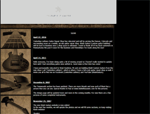 Tablet Screenshot of kleshguitars.com